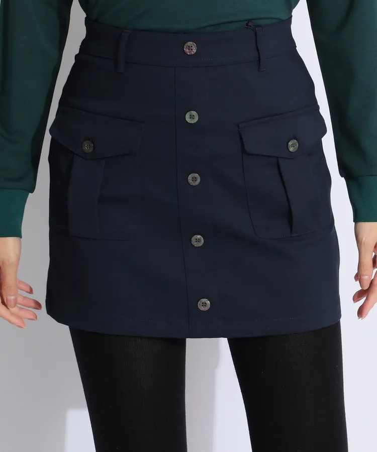 パーリーゲイツの中綿・ダウンジャケットを使ったスタイリング