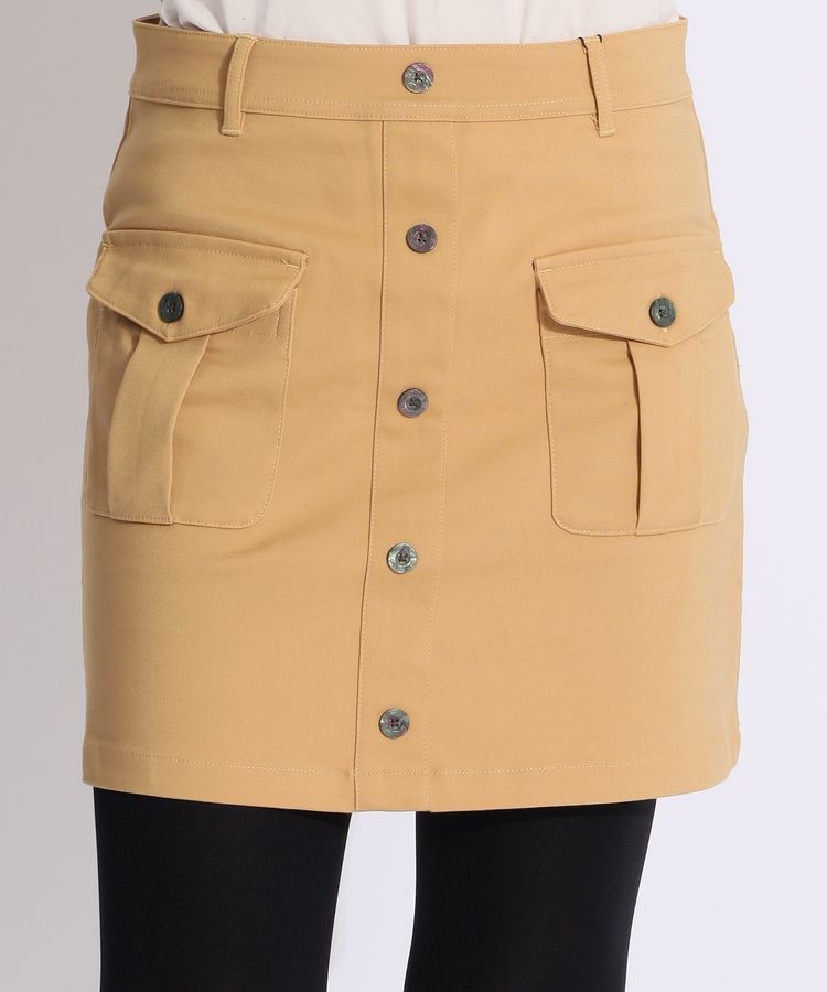 ドゥーカス DC フロントボタン台形スカート レディースゴルフウェア