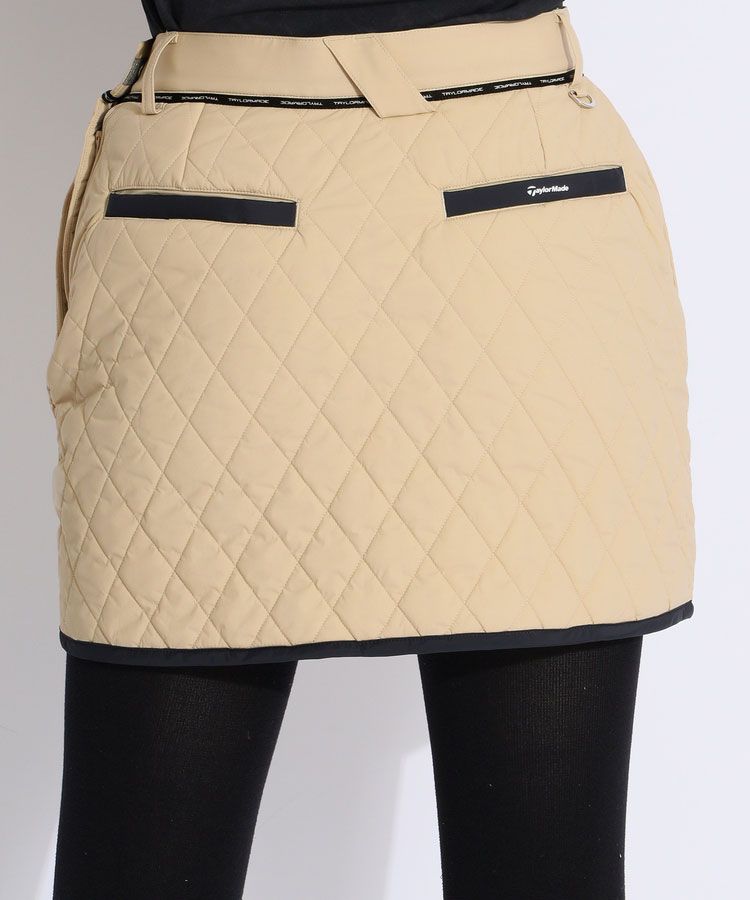 テーラーメイドゴルフ 【撥水UV】一体型ぺチパンツ付モノグラム柄スカート テーラーメイドゴルフ TG 【撥水ストレッチ】一体型ぺチパンツ付き