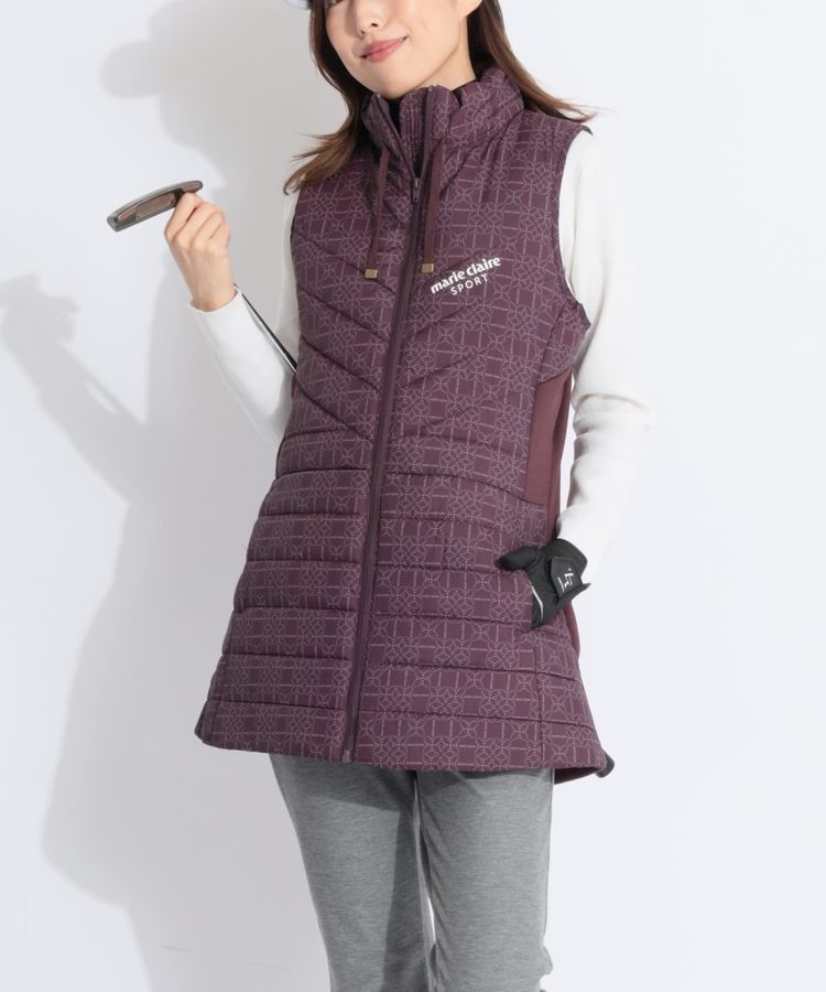 【新品未使用】Epicure XXL ロングベスト レディース　ゴルフウェア 新品未使用】Epicure XXL ロングベスト レディース ゴルフウェア 楽天