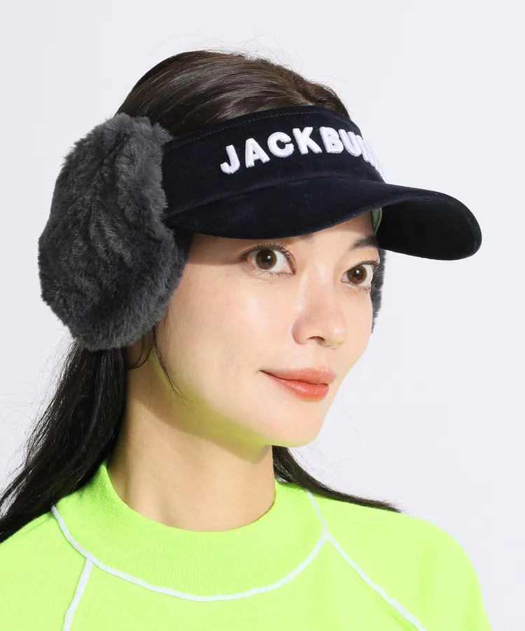 ジャックバニー JB 【防風】ジャガードロゴ裏地付きクルーネック