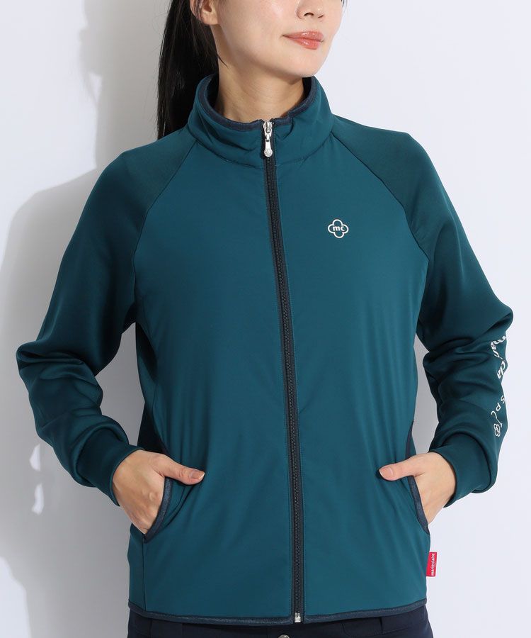 マリクレール　marie claire　ストレッチ ハイブリッド 中綿ブルゾン　レディス マリクレール MC 【保温ストレッチ】ハイブリッド中綿ブルゾン