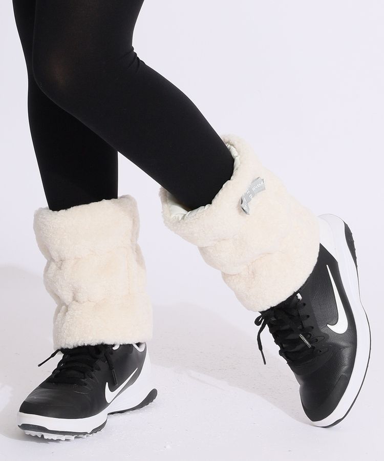 ランバン スポール LV リバーシブルショート丈ボアレッグウォーマー