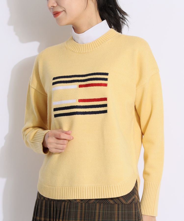 【美品】  GOLFフラッグ クルーネックセーター 52d46cccc70273ac07b37898966130