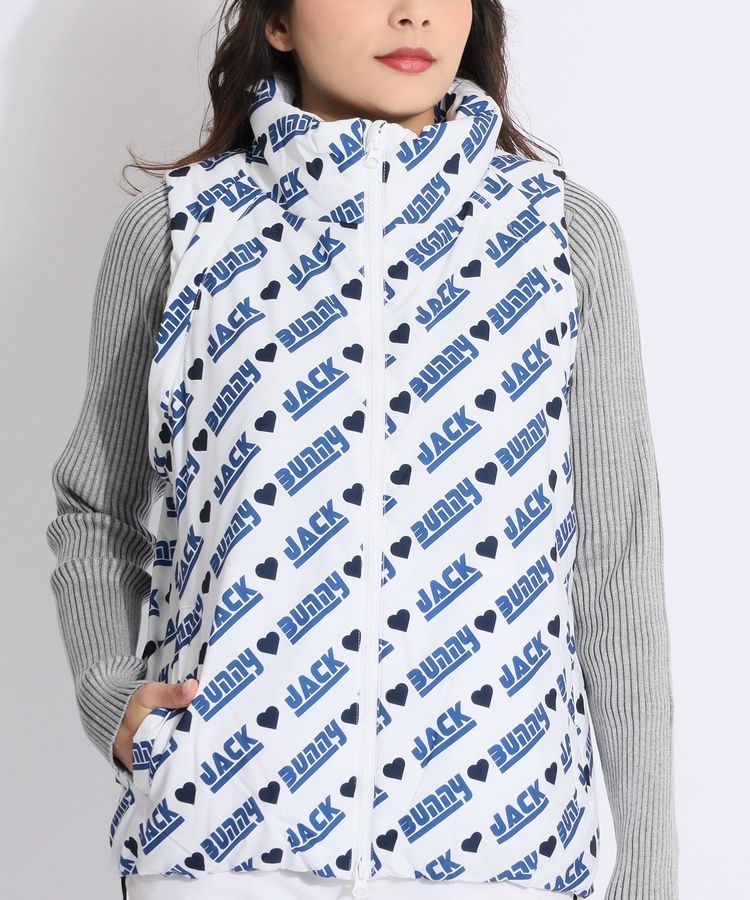 ★新品正規品 PG/ジャックバニー レディース JBロゴ中綿ブルゾン 2(L) ブルゾン アウター ジャックバニー ストレッチ20D袋織り 中綿ジップ