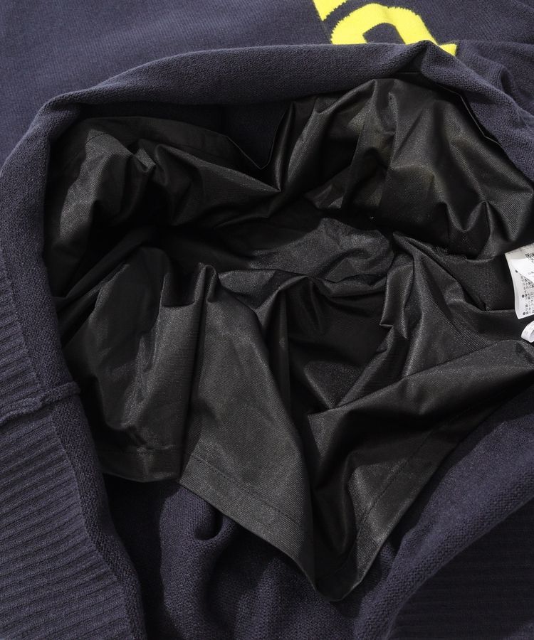 ジャックバニー JB 【防風】ハートロゴボトルネック裏地付きニット