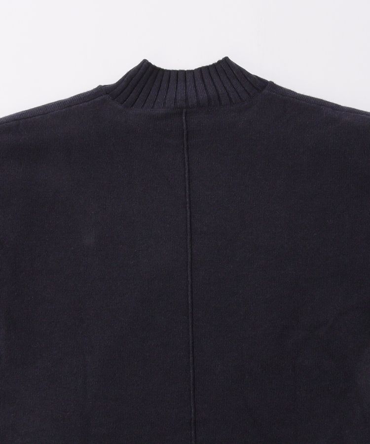 ジャックバニー JB 【防風】ハートロゴボトルネック裏地付きニット