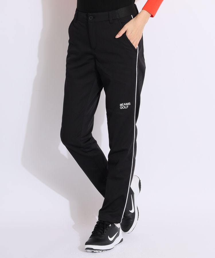 極美品✨ビームスゴルフ ロゴ 蓄熱 HEAT×防風 裏起毛 ゴルフ パンツ M BEAMS GOLF（ビームス ゴルフ）〈WOMEN〉 ORANGE LABEL / UV