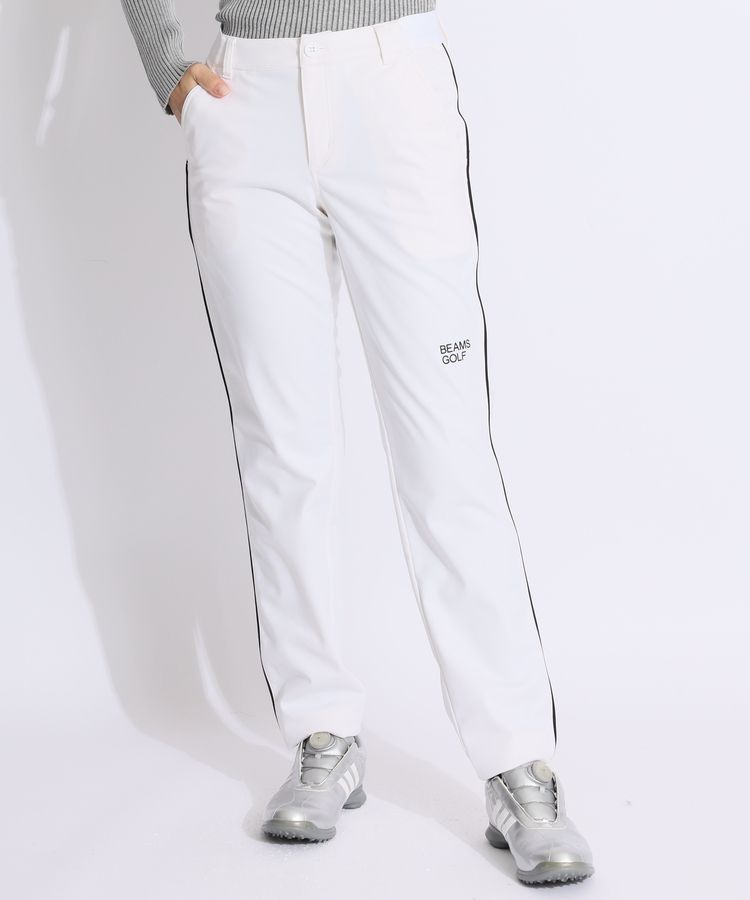 ビームスゴルフ　パンツ　メンズM ホワイト サイズ：M BEAMS GOLF ビームスゴルフ ストレッチパンツ