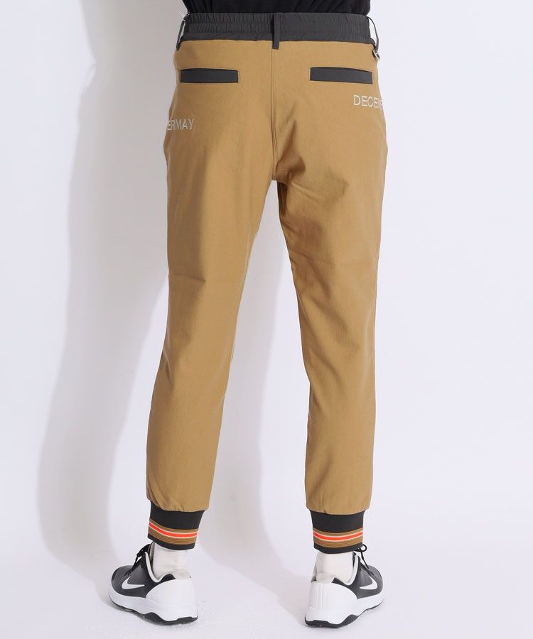 ディッセンバーメイ DM 【保温】裾ライン裏起毛ジョガーパンツ