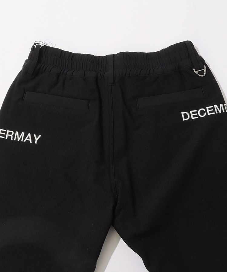 ディッセンバーメイ DM 【保温】裾ライン裏起毛ジョガーパンツ