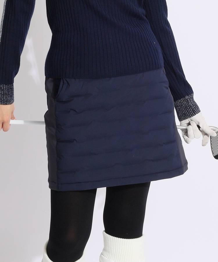 JR 【撥水保温】サイド切替中綿スカート
