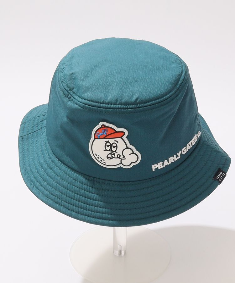 ★新品正規品 PG/パーリーゲイツ最新作 中綿ハット (UNISEX) パーリーゲイツ PG シリコンロゴ中綿バケットハット レディース