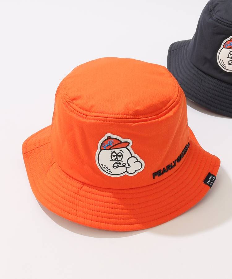 パーリーゲイツ PG シリコンロゴ中綿バケットハット レディース