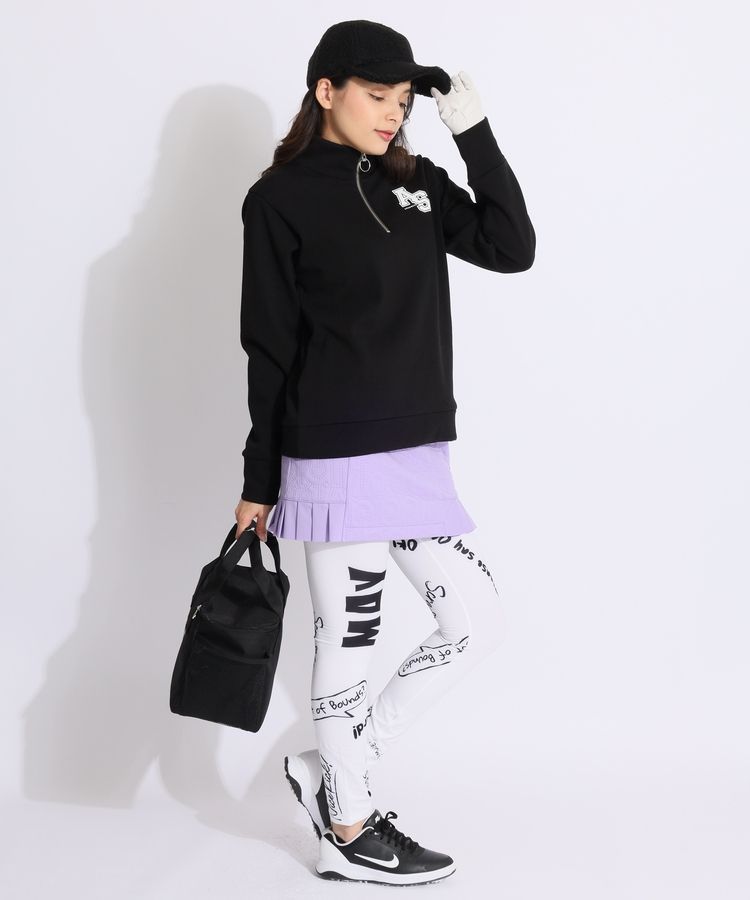 Decembermayレギンス M 試着のみ美品ディセンバーメイ ディッセンバーメイ DM 総柄プリント裏起毛レギンス レディース