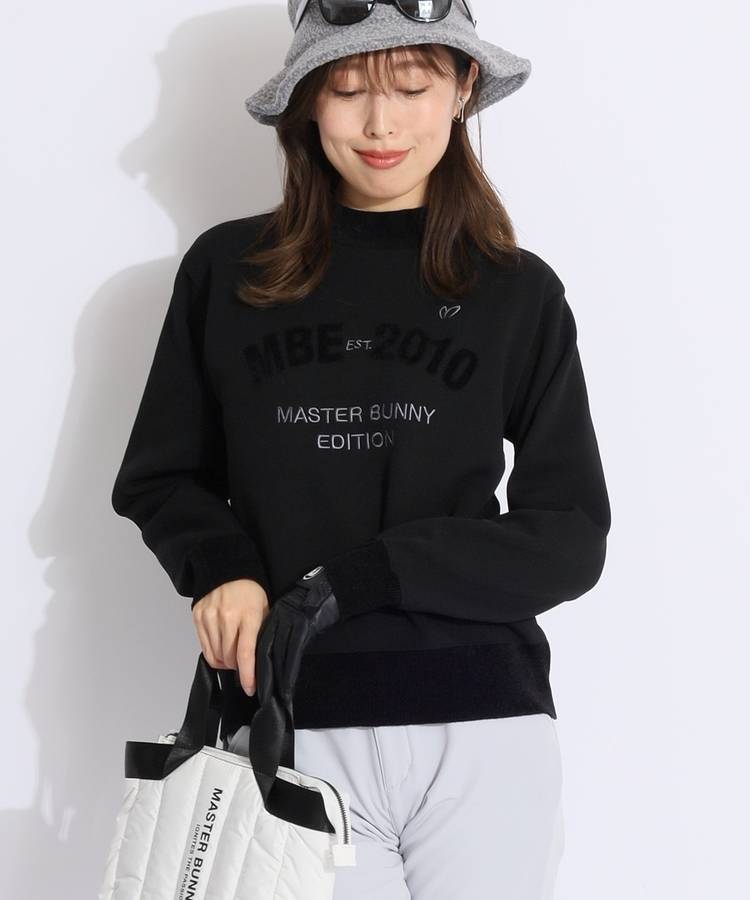 MB ブークレ切替ニットプルオーバー
