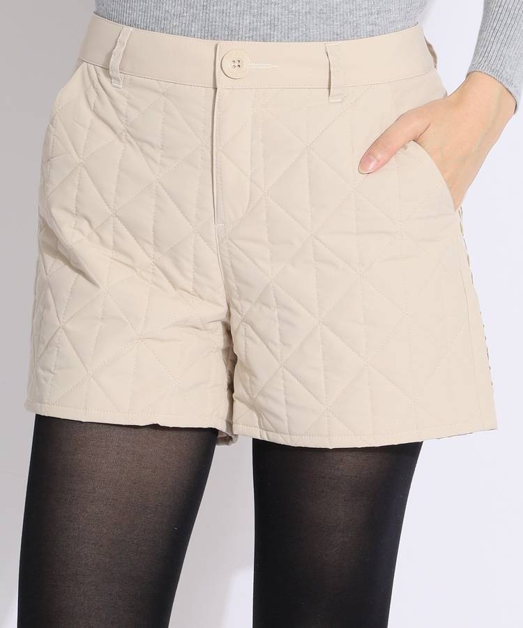 MD 【保温】キルティングショートパンツ