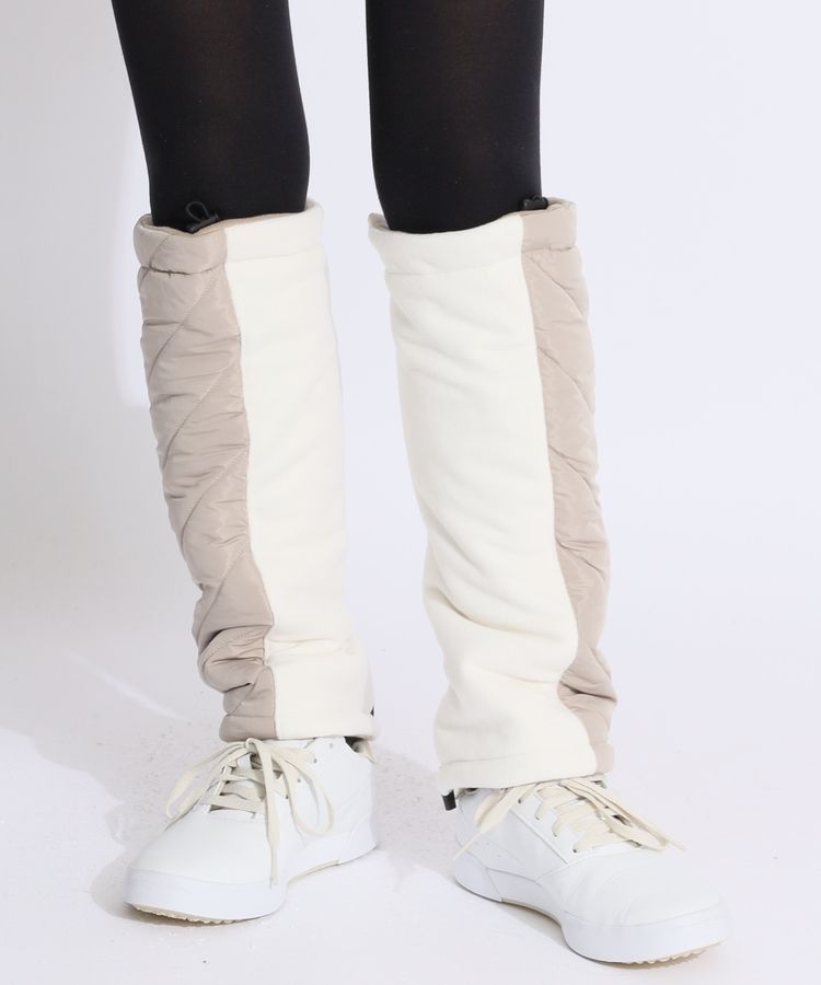 デサントゴルフ DE 【保温】フリース切替中綿レッグウォーマー