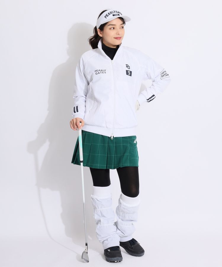 パーリーゲイツ　セットアップ　中綿ブルゾン　中綿スカート　ゴルフウェア FTY×Nyストレッチリップストップ リバーシブル中綿ブルゾン