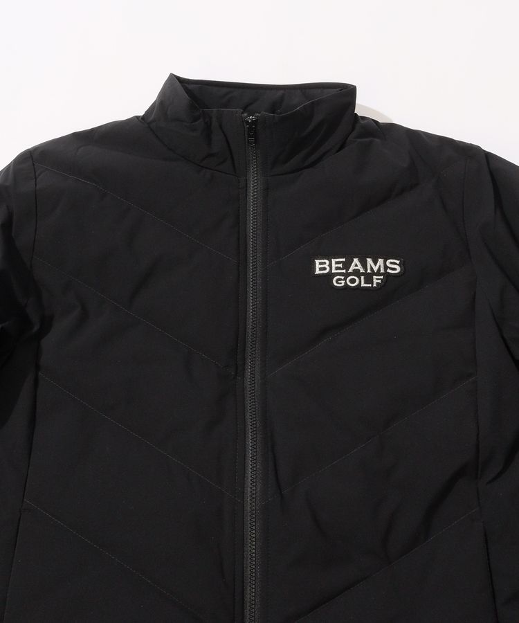 ビームスゴルフ BE 裏地付きスタンドネックダウンジャケット