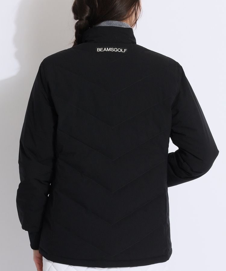 ビームスゴルフ BE 裏地付きスタンドネックダウンジャケット