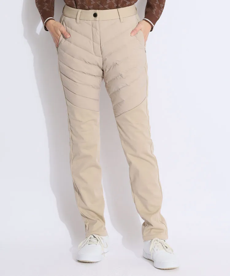 デサントゴルフ DE 【防風ストレッチ】ハイブリッドダウンロングパンツ