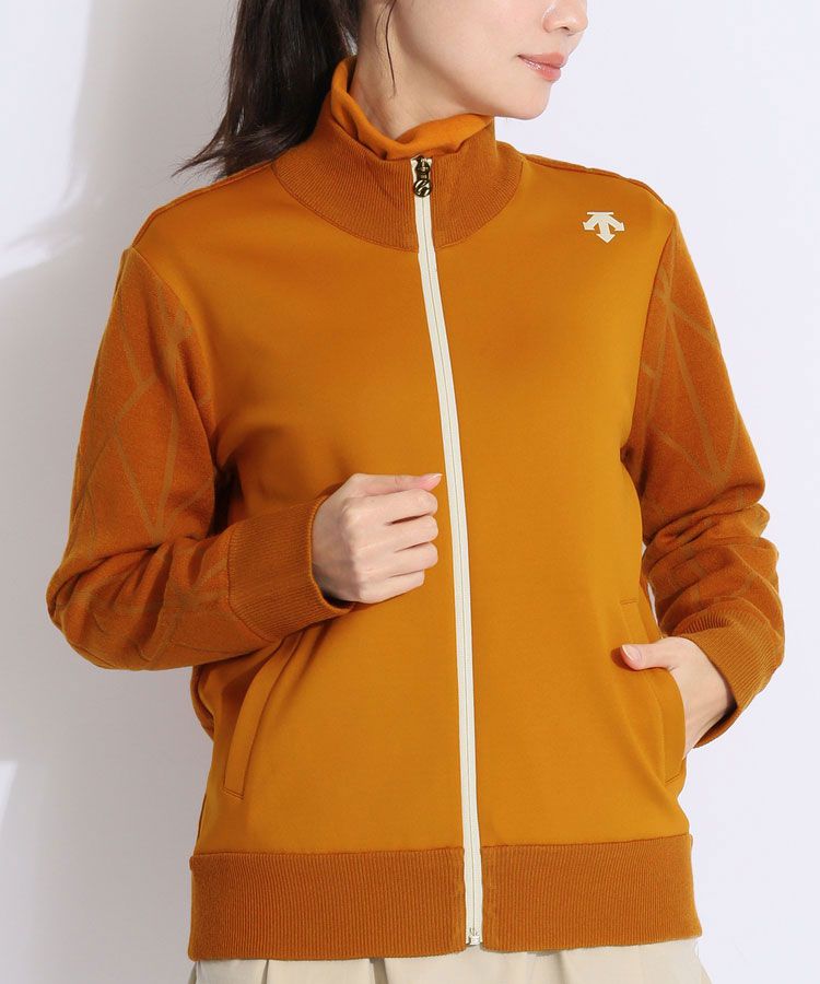 デサントゴルフ DE 【防風】異素材切替フルジップブルゾン レディース