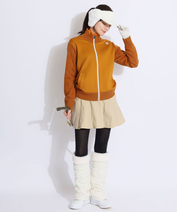 デサントゴルフ DE 【防風】異素材切替フルジップブルゾン レディース