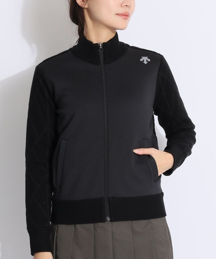 デサントゴルフ DE 【防風】異素材切替フルジップブルゾン レディース