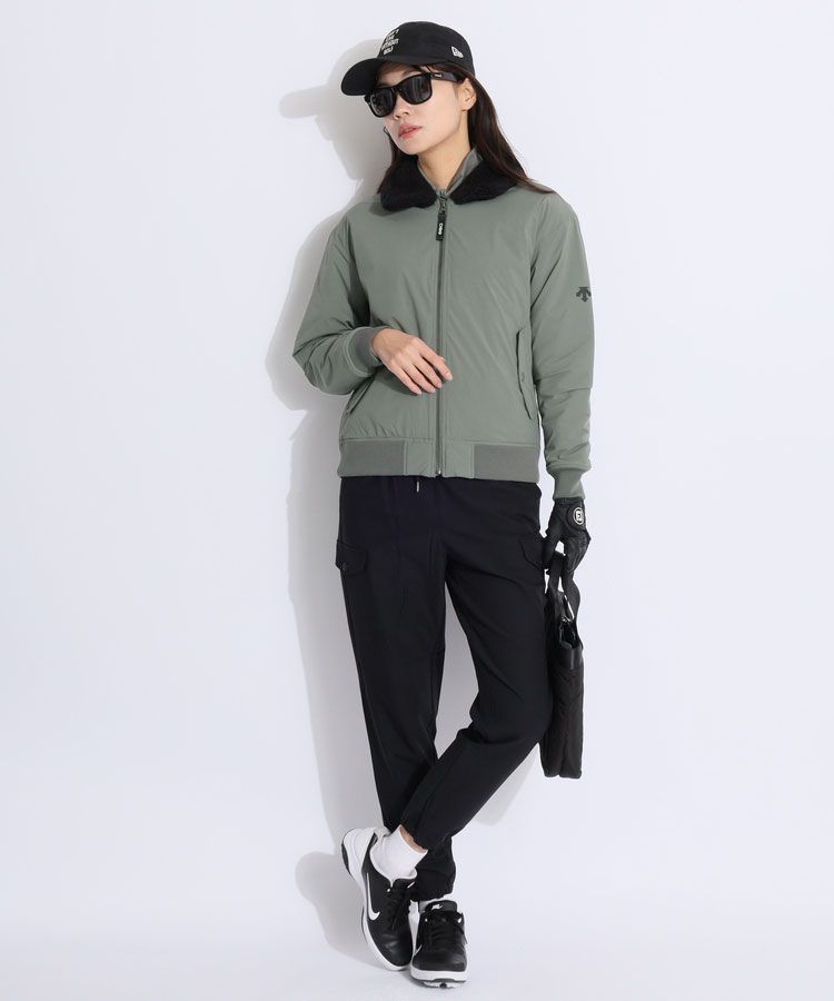 デサントゴルフ DE 【DSGCOLLECTION】【蓄熱保温】ボア衿切替中綿