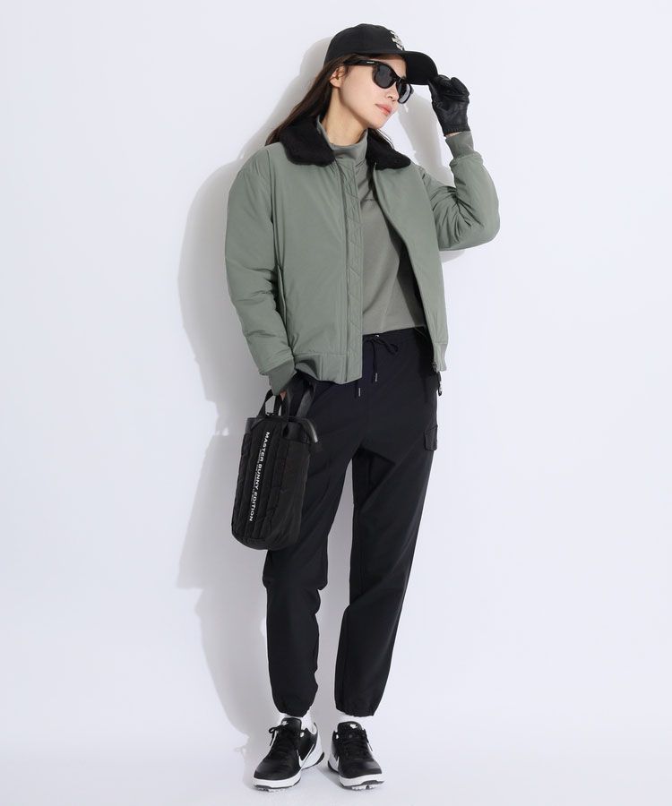 デサントゴルフ DE 【DSGCOLLECTION】【蓄熱保温】ボア衿切替中綿