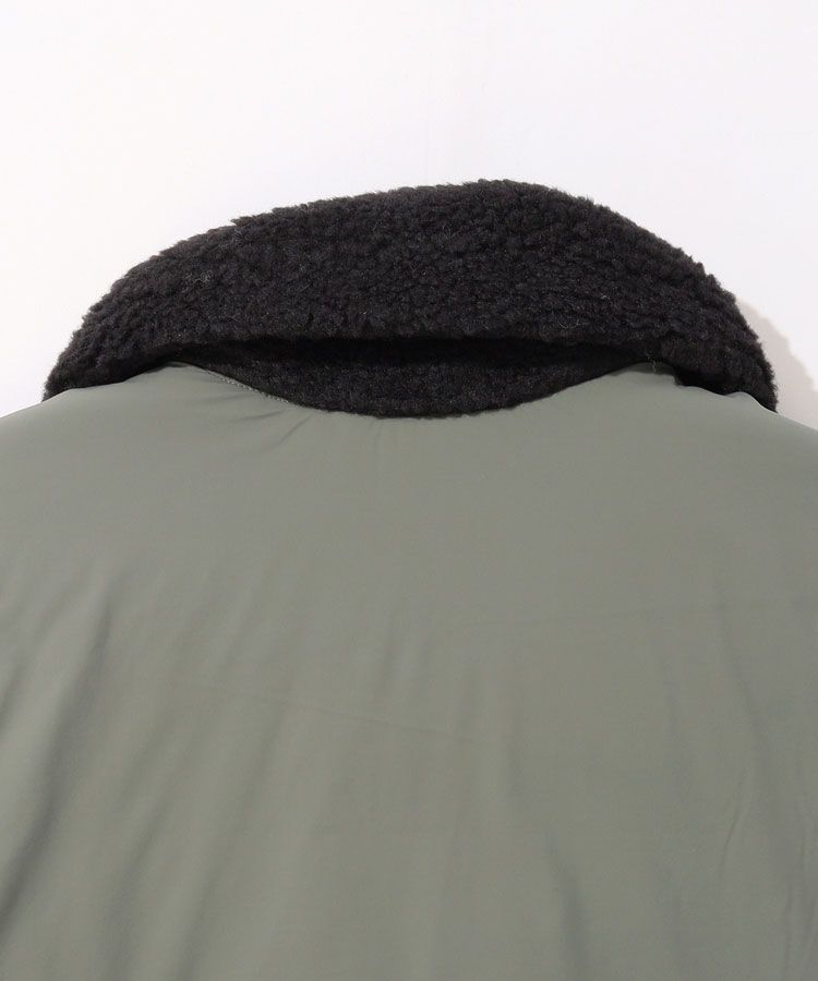 デサントゴルフ DE 【DSGCOLLECTION】【蓄熱保温】ボア衿切替中綿