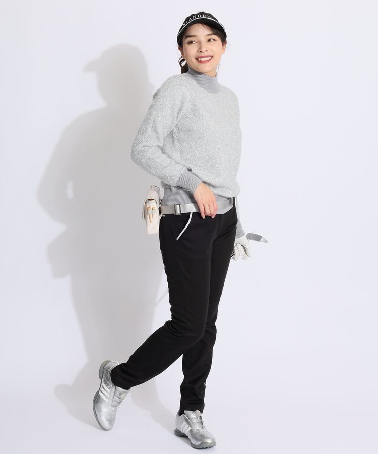 セントアンドリュース モックネック レディースS セントアンドリュース SA きらきらモールモックネックニット