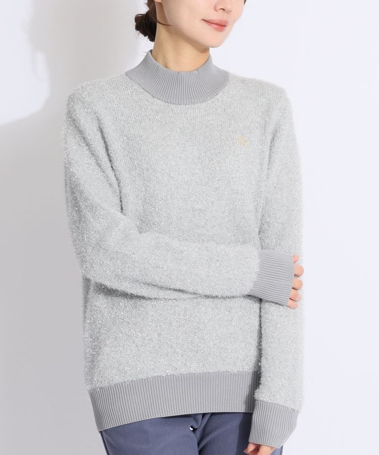 セントアンドリュース SA きらきらモールモックネックニット