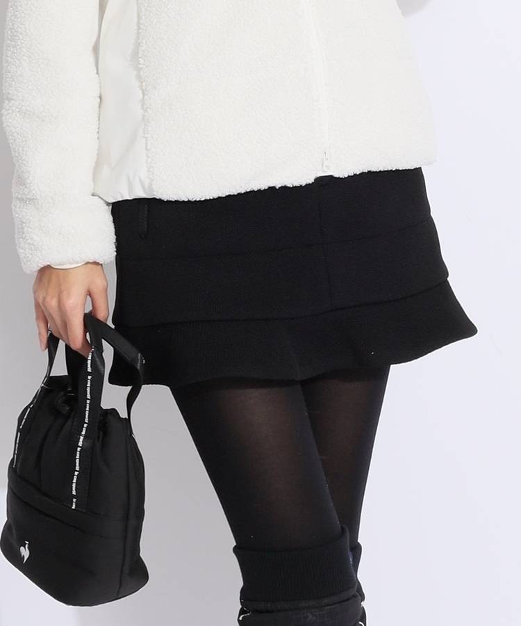 PG ジャガードキルティング裾フリルスカート