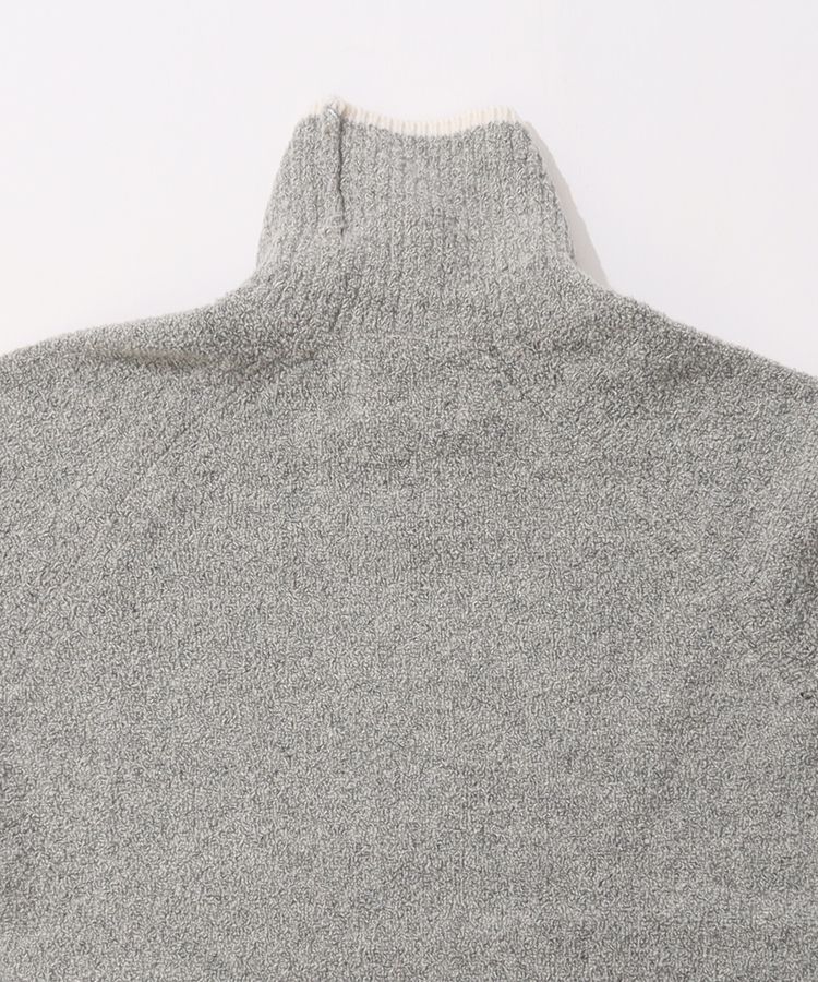 ブリーフィングゴルフ BR ロゴワッペンブークレタートルネックセーター