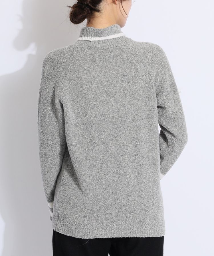 ブリーフィングゴルフ BR ロゴワッペンブークレタートルネックセーター