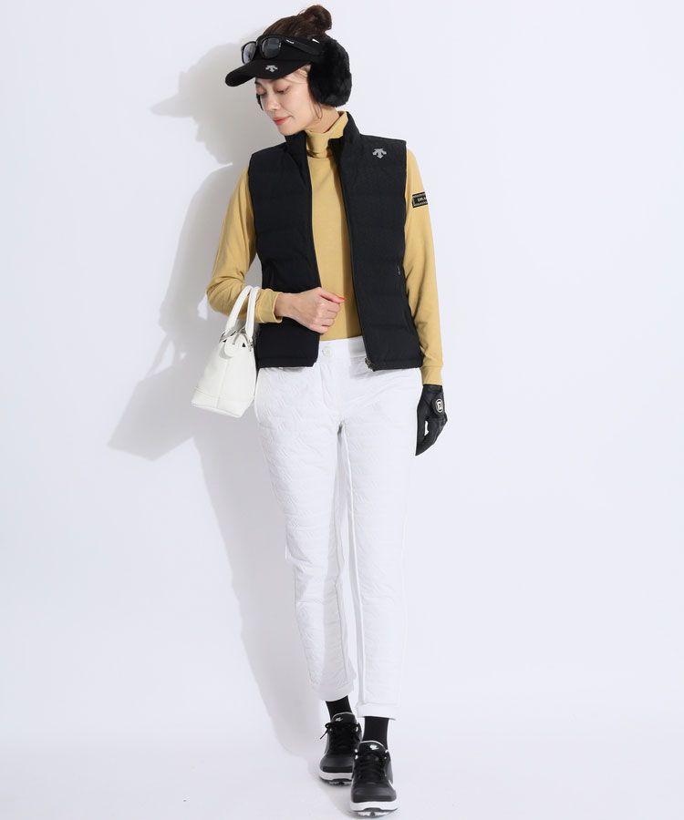 新品タグ付⛳️アディダスゴルフ 中綿ベスト＆裏起毛スカートセット S