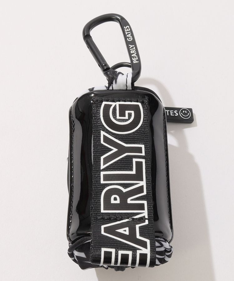 パーリーゲイツ PG チャーム付きギザ星柄ボールポーチ レディース