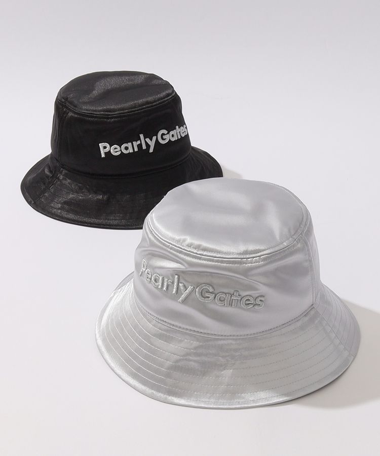 ★新品正規品 PG/パーリーゲイツ最新作 中綿ハット (UNISEX) レインハット ＜ロゴ/千鳥柄＞ (UNISEX) | PEARLY GATES
