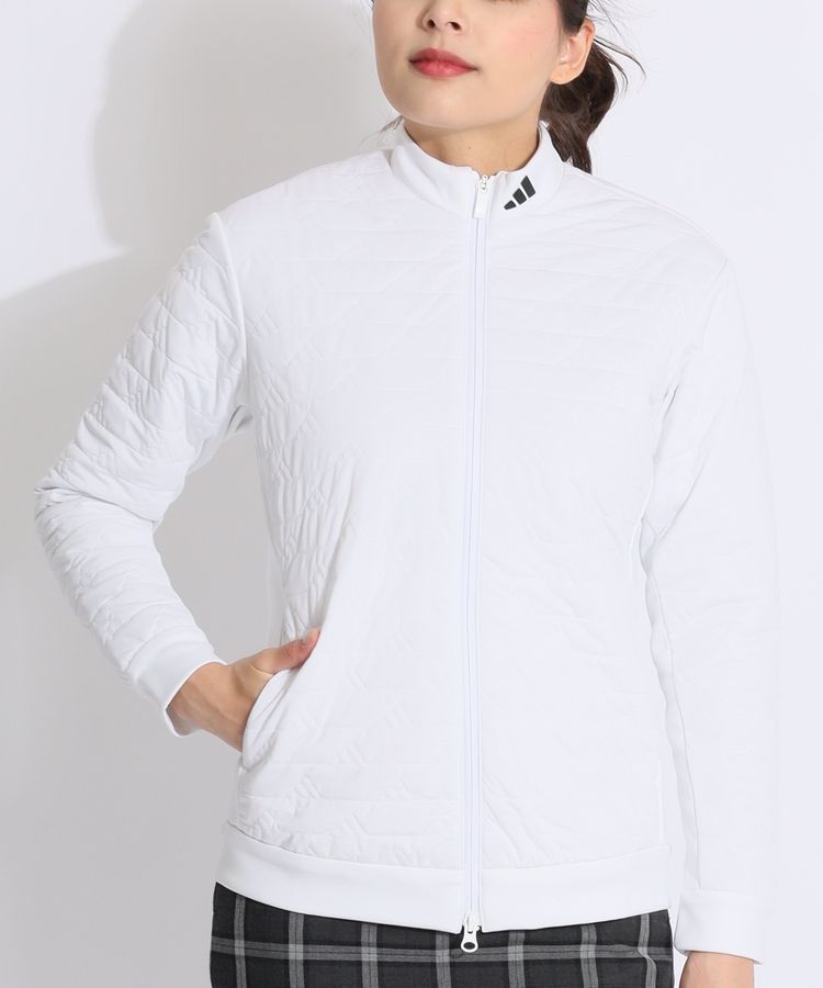 adidas GOLF 中綿キルトジャケット アディダスゴルフ AG 【防風撥水】ロゴ中綿キルトジャケット