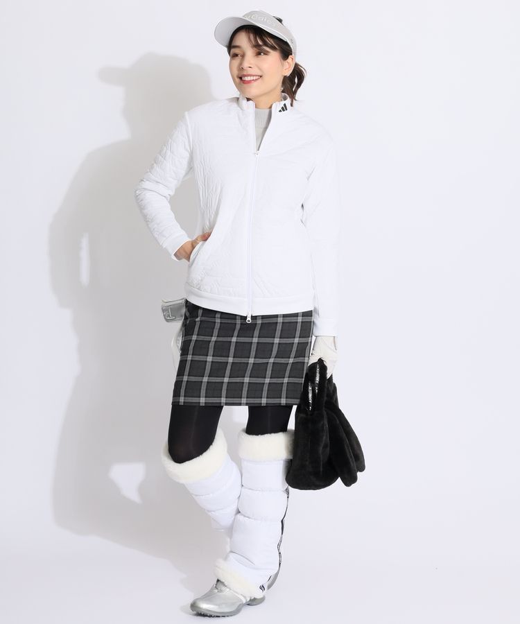 adidas GOLF 中綿キルトジャケット アディダスゴルフ AG 【防風撥水】ロゴ中綿キルトジャケット