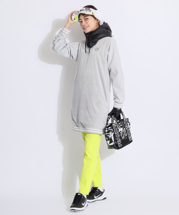 パーリーゲイツ PG ギザ星柄イヤーマフ付きサンバイザー