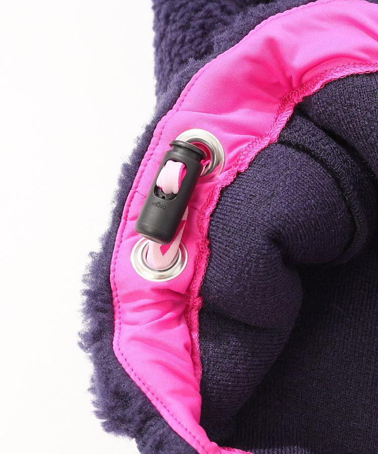 パーリーゲイツ PG 裾ドロストシープボアパーカー レディースゴルフ