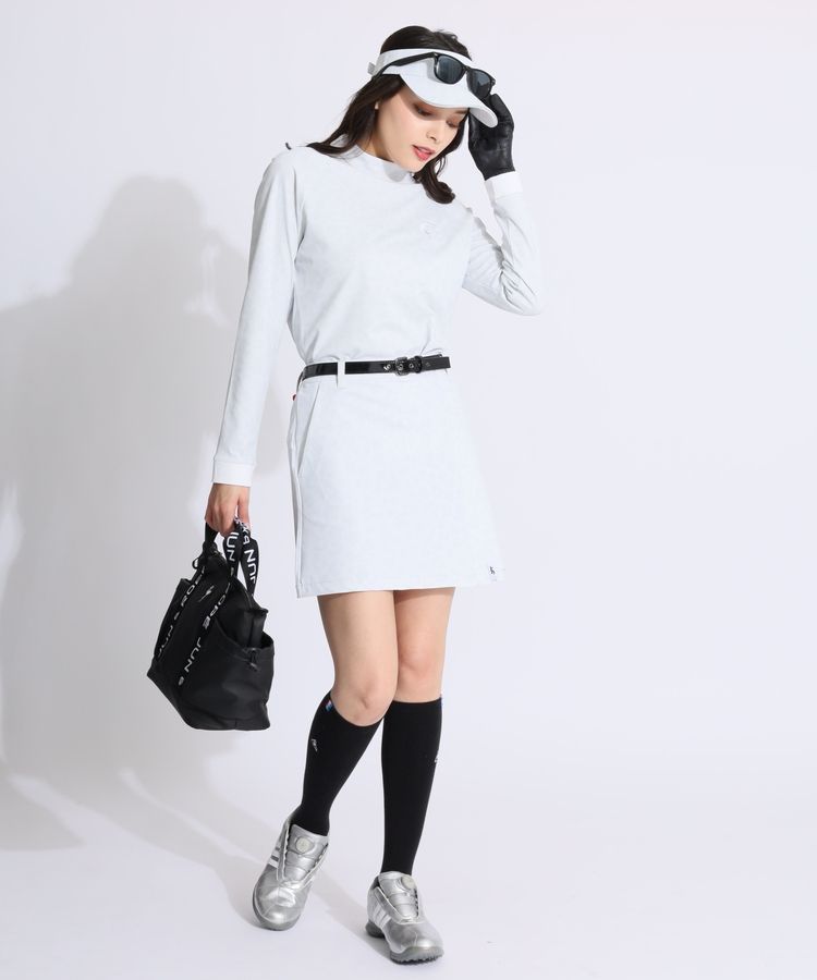 【パーリーゲイツ】 白 ホワイト PG ロゴベルト ゴルフ 革 レディース パーリーゲイツ ベルト 白 ロゴ型押し レディース ゴルフウェア