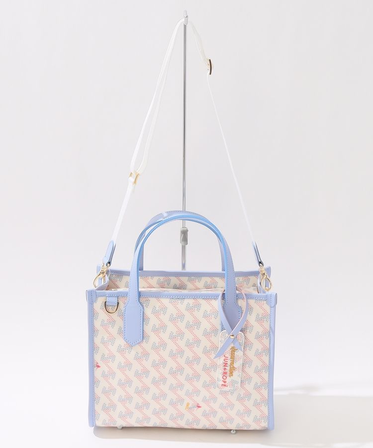 専用です【美品♡】レザレクション　カートバッグ　ダブルイーグルコラボ ジュン＆ロぺ JR 【レザレクションコラボ】舟形デザイン総柄