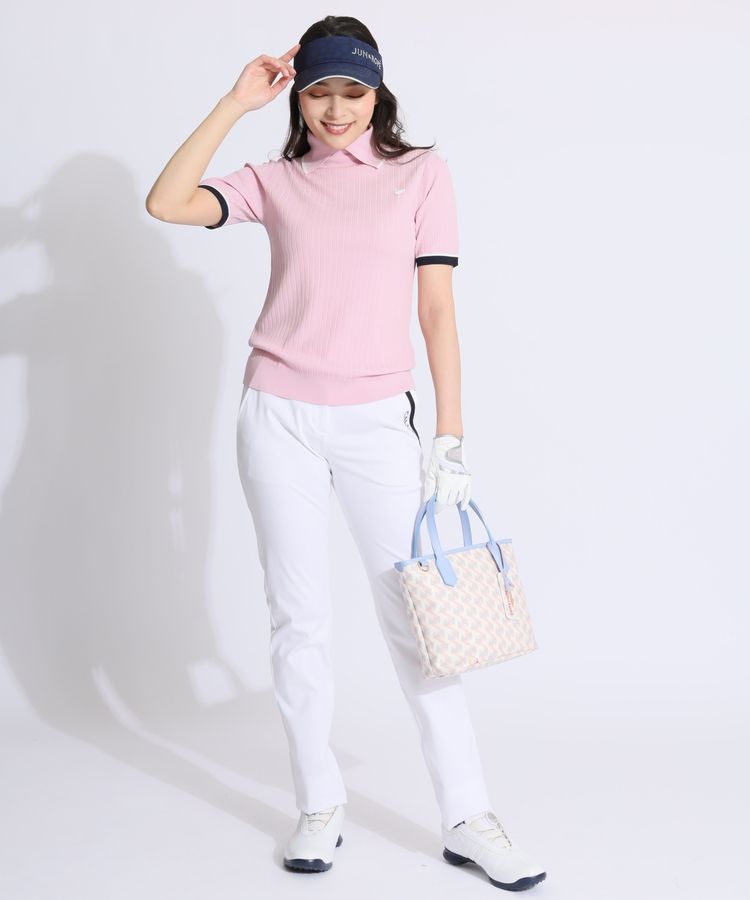 【レザレクション】美品 カートバッグ 総柄 ロゴ クリア ピンク レザレクション】美品 カートバッグ 総柄 ロゴ クリア ピンク