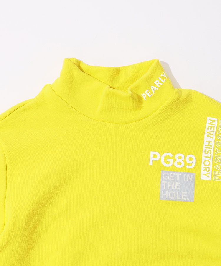 ★近年モデル★ ❣️新品❣️PEARLY GATES長袖PGロゴモックネック PG BODY】E/ベアカノコ長袖モックネックカットソー | PEARLY