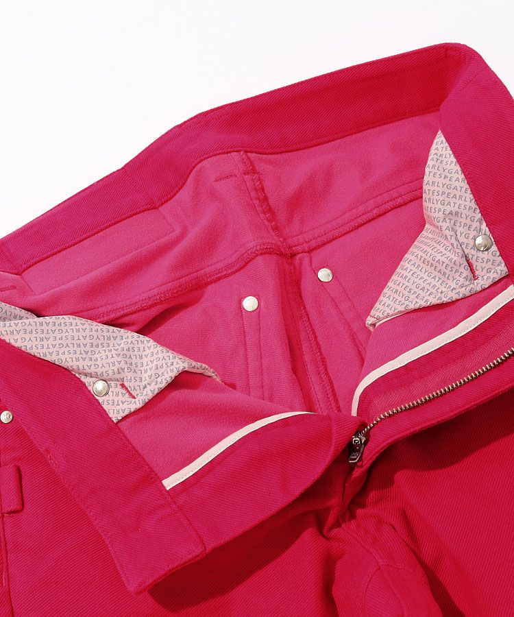 パーリーゲイツ PG 【抗菌】オーガニックコットン起毛ロングパンツ パーリーゲイツ PG 【抗菌】オーガニックコットン起毛ロングパンツ