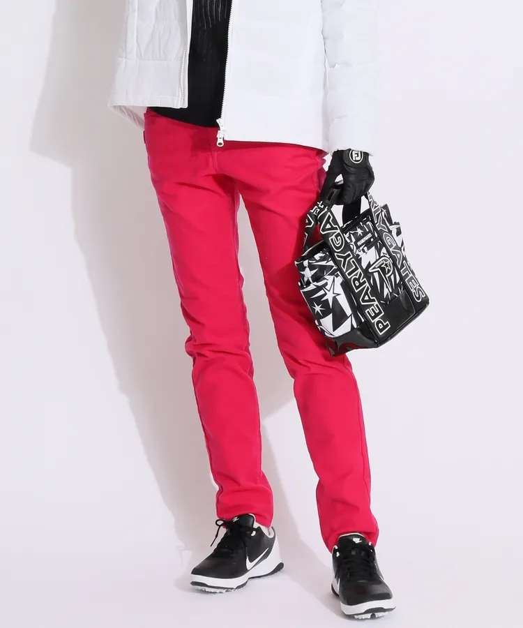 パーリーゲイツ PG 【抗菌】オーガニックコットン起毛ロングパンツ